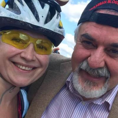 Зустріч з прихильниками на березі Дніпра